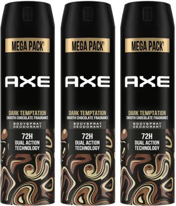 AXE Dark_Temptation Deodorant Spray - For Men(645 ml, Pack of 3)