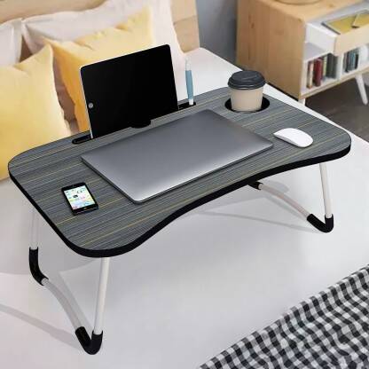 MITHILA Multipurpose Foldable with Cup Holder, Study , Bed Plastic Por