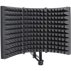 Maono Professional Microphone Sound Isolation Shield, with Aluminum Pa