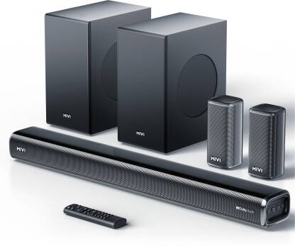 MIVI FORT H880 SOUNDBAR, DUAL SUBWOOFERS, DOLBY AUDIO, 880 WATTS, 5.2