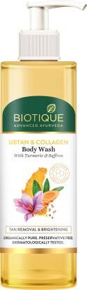 BIOTIQUE Ubtan & Collagen Body Wash 200ml(200 ml)