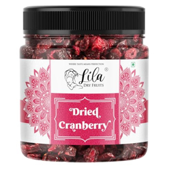 LILA DRY FRUITS PREMIUM DRIED CRANBERRIES 500 GMS | NATURALLY SWEETENE