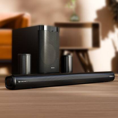 ZEBRONICS ZEB-Juke Bar 9400 Pro Dolby 525 W Bluetooth Soundbar(Black,