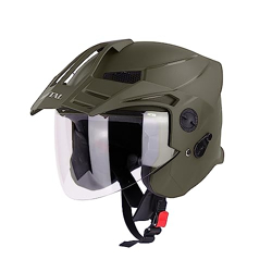 Steelbird Sbh-23 Brutal Isi Certified Open Face Motorcycling Helmet(La