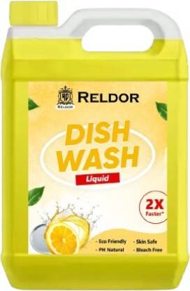 RELDOR dishwash Liquid Gel With Lime Fragrance No Residue Dish washing