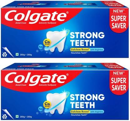 COLGATE STRONG TEETH CALCIUM BOOST WITH ARGININE ANTICAVITY TOOTHPASTE