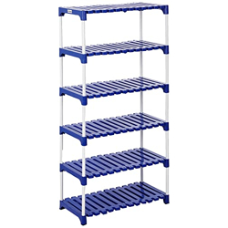 AMAZON BRAND - SOLIMO STAINLESS STEEL MULTIPURPOSE RACK FOR SHOES AND