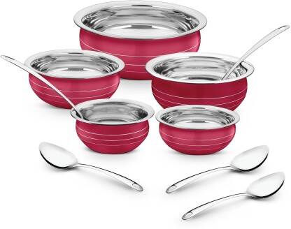 Classic Essentials by Classic Essentials Red Coloured Handi/patila/bha
