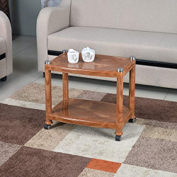 Nilkamal CENTBL2 Contemporary Center Trolley Coffee Table/Tea Table/Te
