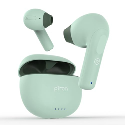 PTRON BASSBUDS NX TWS EARBUDS, TRUTALK AI-ENC CALLS, 32HRS PLAYTIME, I