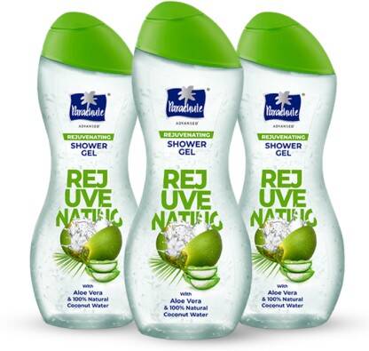 Parachute Advansed Rejuvenating Shower Gel, Aloe Vera & 100% Natural C