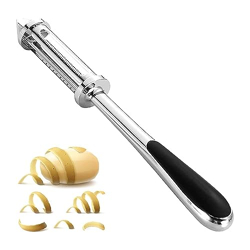 HOMEWIZ STAINLESS STEEL PEELER FOR VEGETABLES AND FRUITS, 3 IN 1 MULTI