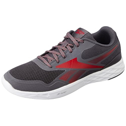 REEBOK MENS SMART TREK M ASH GREY/VECTOR RED SNEAKER - 6 UK (IQ6626)
