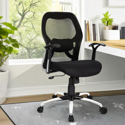 Kuber Industries Ergonomic Office Chairs for Work From Home with Meshb
