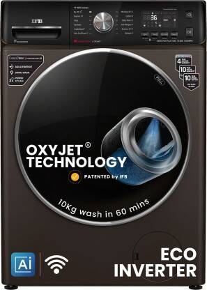 IFB 10 kg 5 Star with Steam Refresh program, 9 Swirl Wash, Eco Inverte