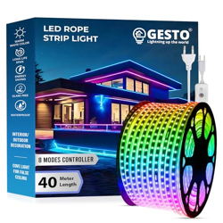 Gesto 40 Meter Rope Led Strip Lights Outdoor Lights Waterproof for Ba