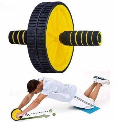 SHOPELEVEN DL6 SPORTS SOLID WHEEL ROLLER AB EXERCISER(MULTICOLOR)