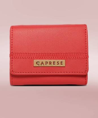 Women Casual Pink Artificial Leather Wallet(5 Card Slots)