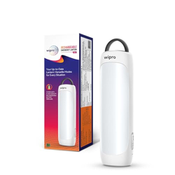 Wipro EL2 Rechargable Emergency Lantern with 2-in-1 Lighting Mode | Hi