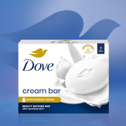 DOVE CREAM BEAUTY BATHING BAR (PACK OF 7) 125G EACH FOR 24 HOUR NOURIS