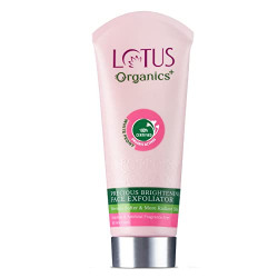 LOTUS ORGANICS+ PRECIOUS BRIGHTENING FACE EXFOLIATOR (FACE SCRUB), REM