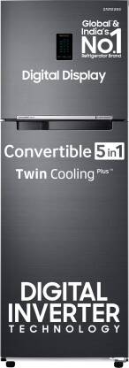 SAMSUNG 322 L FROST FREE DOUBLE DOOR 3 STAR REFRIGERATOR WITH DIGITAL