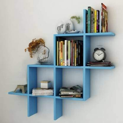 MDSwool Wooden Wall Shelf for Living Room, Bedroom & Office Decoration