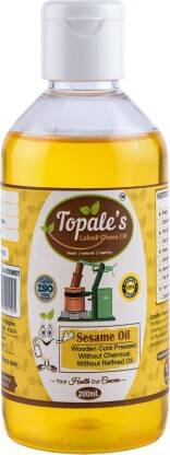 Topale's Lakdi|Wood Pressed White Sesame |Safed Til ka Tel|Massage|Glo