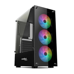 FRONTECH Xylo Gaming Cabinet/Computer Case with HD Audio | ATX Compati
