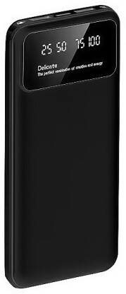 WINGFI 10000 MAH 25 W POCKET SIZE POWER BANK(BLACK, LITHIUM POLYMER, Q