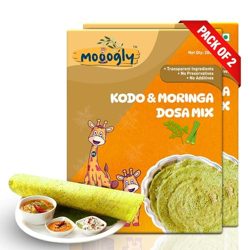 MOOOGLY KODO & MORINGA DOSA MIX: INSTANT, GUT-FRIENDLY BREAKFAST - VEG