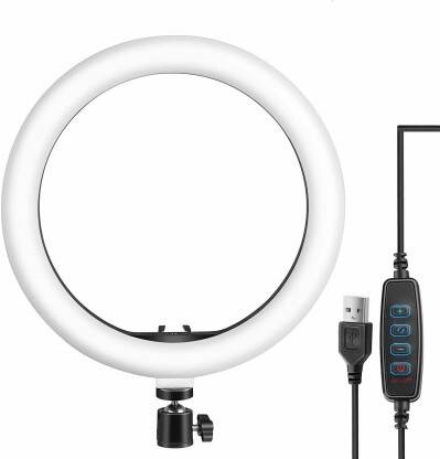 Webilla 10 Inch Big LED for PhotoVideo with Stand Compatible with Cam