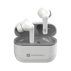 Portronics Harmonics Twins S6 TWS Earbuds with 50Hrs Playtime, Low Lat