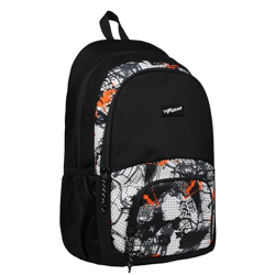 F Gear Chinook Grphc Blk Org 21L, Casual Backpack|School Backpack|Tuit