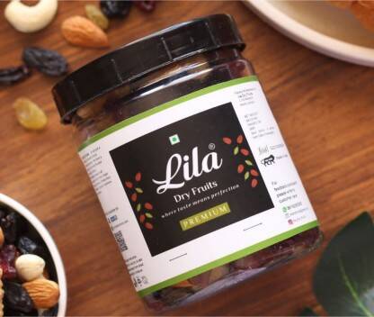 lila dry fruits Premium DryFruit Mix |(Almonds,Cashews,Mota Pista,Waln