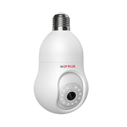 CP PLUS 3 MP Resolution Smart Wi-fi Bulb Security Camera | 360 View |