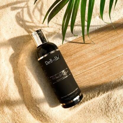 DeBelle Gel Douche Shower Gel | Haute Noir | Rose Water, Saffron, Sand