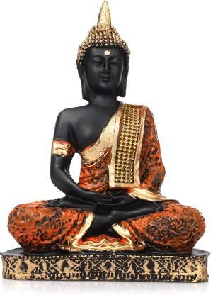 sculpmart Polyresin Beautiful Lord Gautam Buddha in Meditation Statue