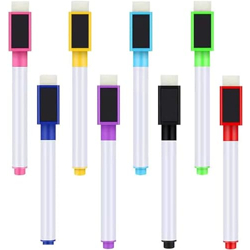 Corslet 8 Pcs Whiteboard Marker Dry Erase Markers Fine Point Tip, 8 Co