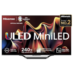 Hisense 139 cm (55 inches) U7N Series 4K Ultra HD Smart QLED Mini LED