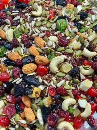Organic Purify Fresh & Dry Fruits Nutmix Mix Seeds & Dry Fruits for Ea