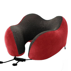 Billebon Extra Soft Memory Foam Luxury Travel Neck Support Rest Pillow