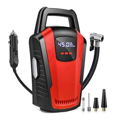 Voroly Portable Car Air Compressor Tyre Inflator 12V DC Car Pump with