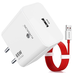 Kratos Power Max 65W Fast Charger & USB A to Type C Cable Combo,Suppor