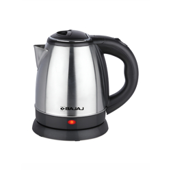 Bajaj Black & Silver-Toned Stainless Steel Electric Kettle 1.5 L