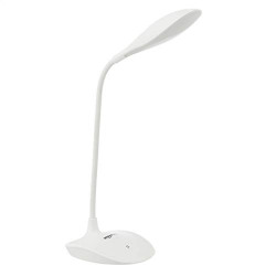 Amazon Basics Sleek Rechargeable LED Table Lamp, 8W, Dimming, White, P