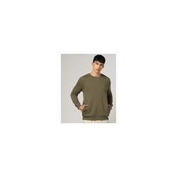 BASIC CREW-NECK SWEATSHIRT WITH INSERT POCKETS