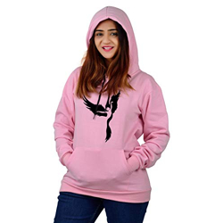 MORE & MORE UNISEX-ADULT COTTON HOODED NECK DANCING GIRL PRINTED HOODI