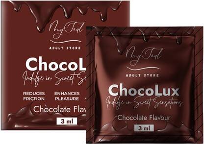 My Soul Chocolate Flavoured, Water Based Lubricant, Skin Friendly, Pac
