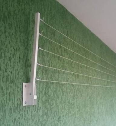 DRYILLA Wall Mount Cloth Drying Stand , Clothesline , Dryer Stand Iron